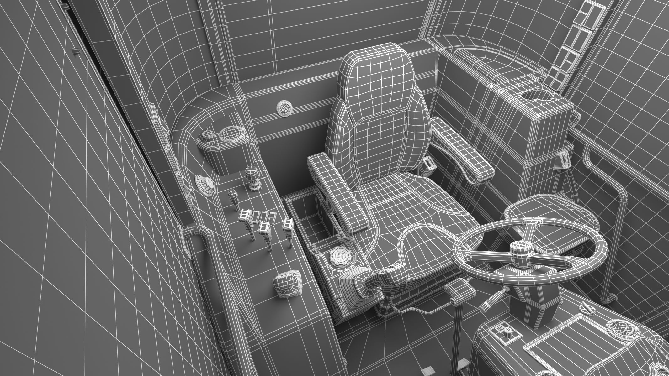 Claas Arion 400 Tractor Version 2010 3D model_42