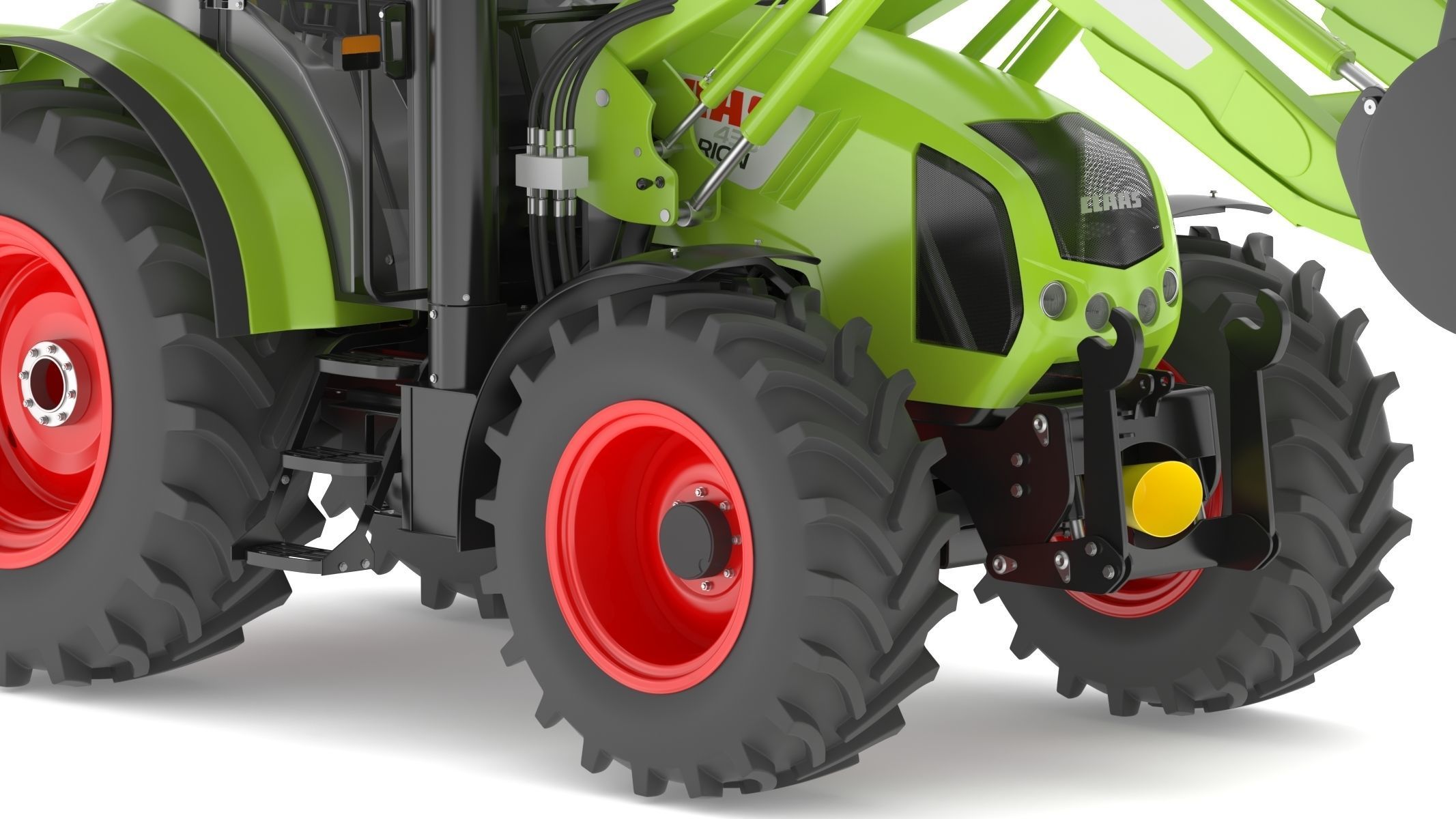 Claas Arion 400 Tractor Version 2010 3D model_13