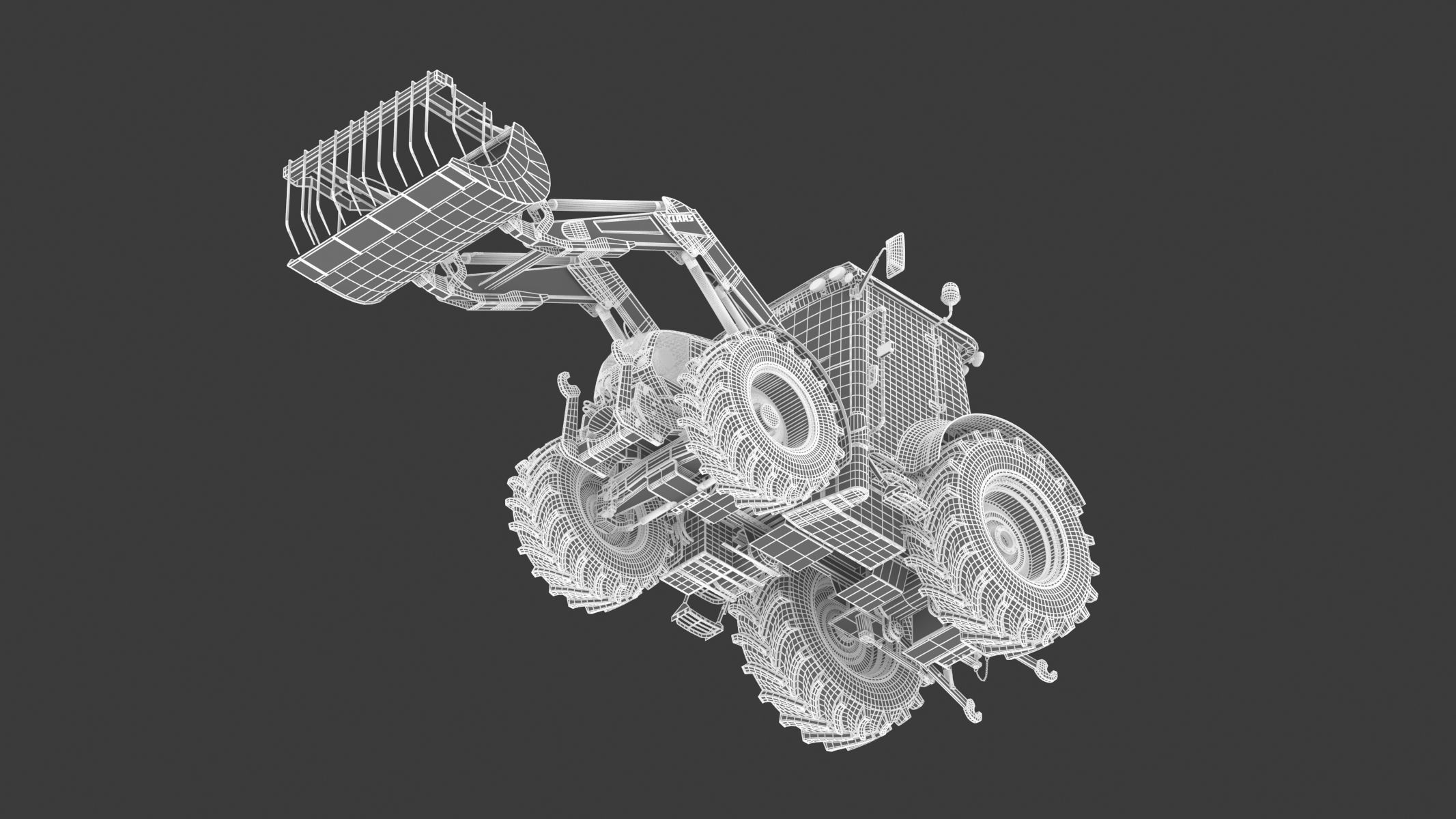 Claas Arion 400 Tractor Version 2010 3D model_31