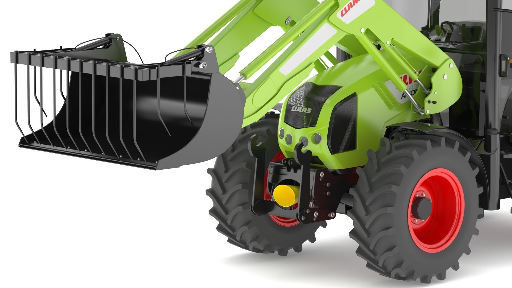 Claas Arion 400 Tractor Version 2010 3D model_11