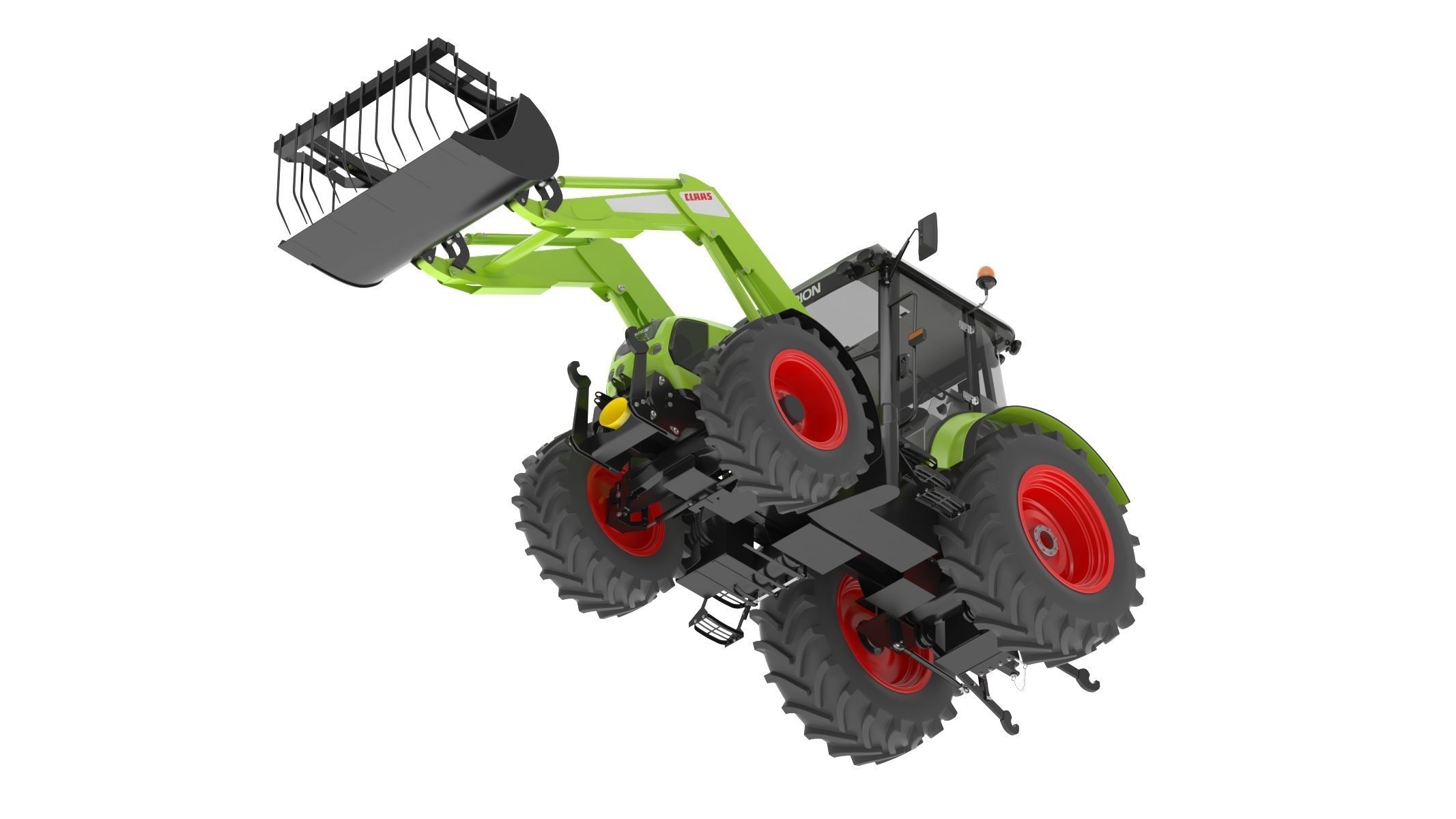 Claas Arion 400 Tractor Version 2010 3D model_9