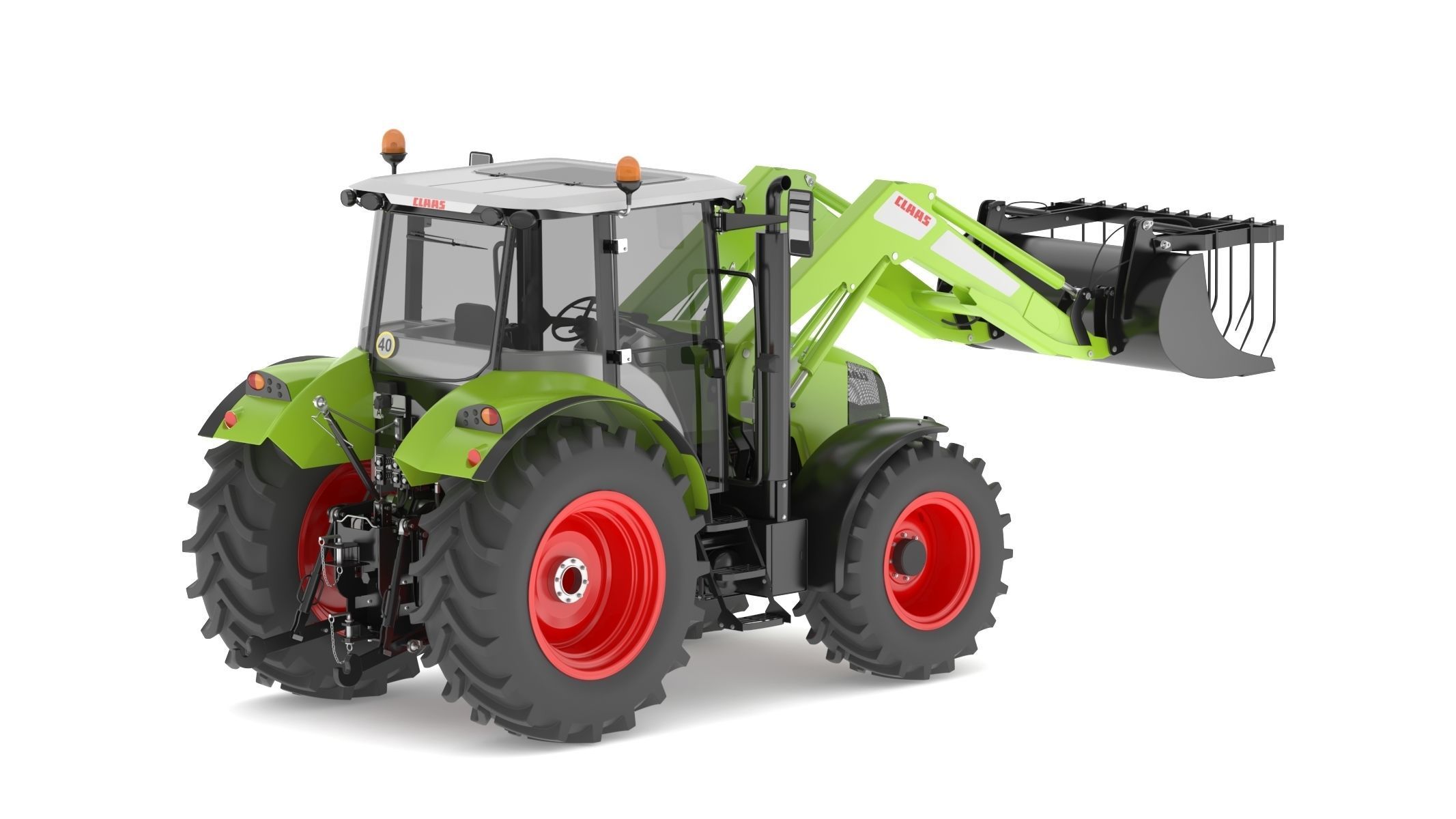 Claas Arion 400 Tractor Version 2010 3D model_5