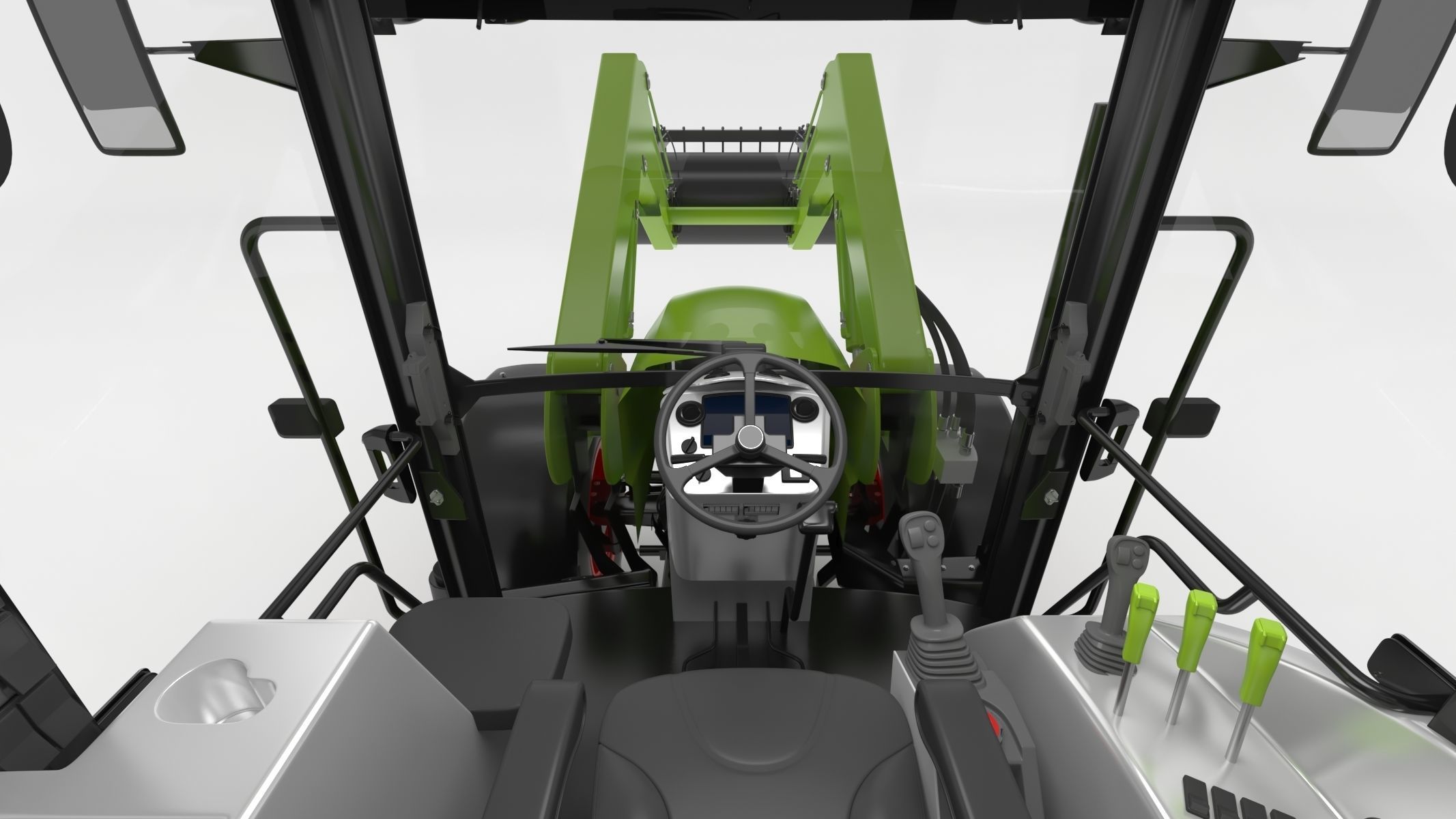 Claas Arion 400 Tractor Version 2010 3D model_21