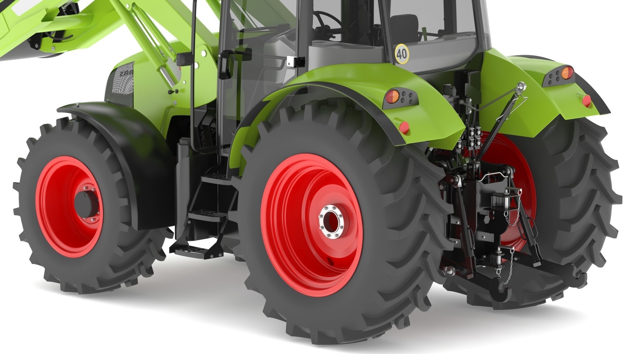 Claas Arion 400 Tractor Version 2010 3D model_17