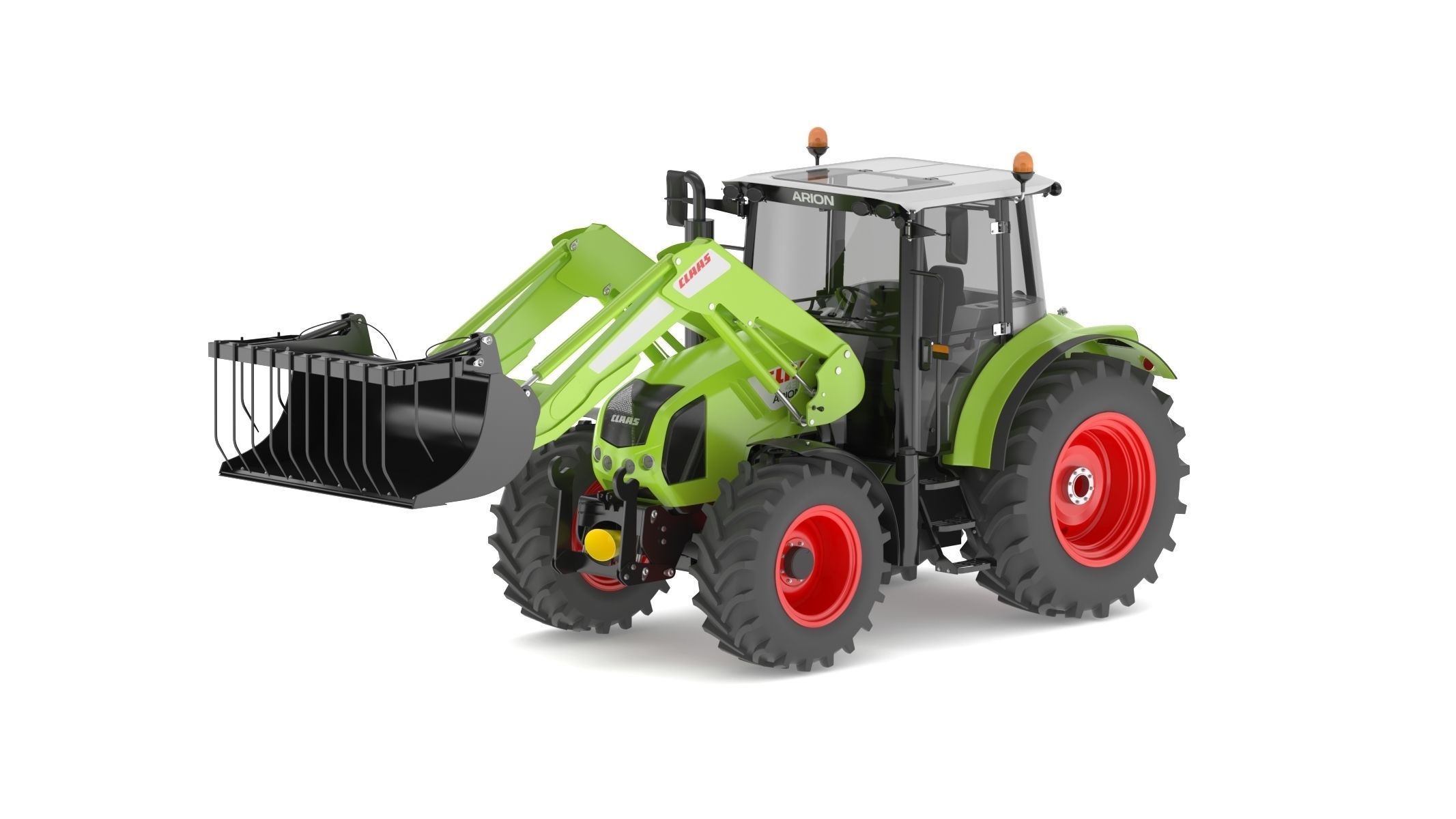 Claas Arion 400 Tractor Version 2010 3D model_1