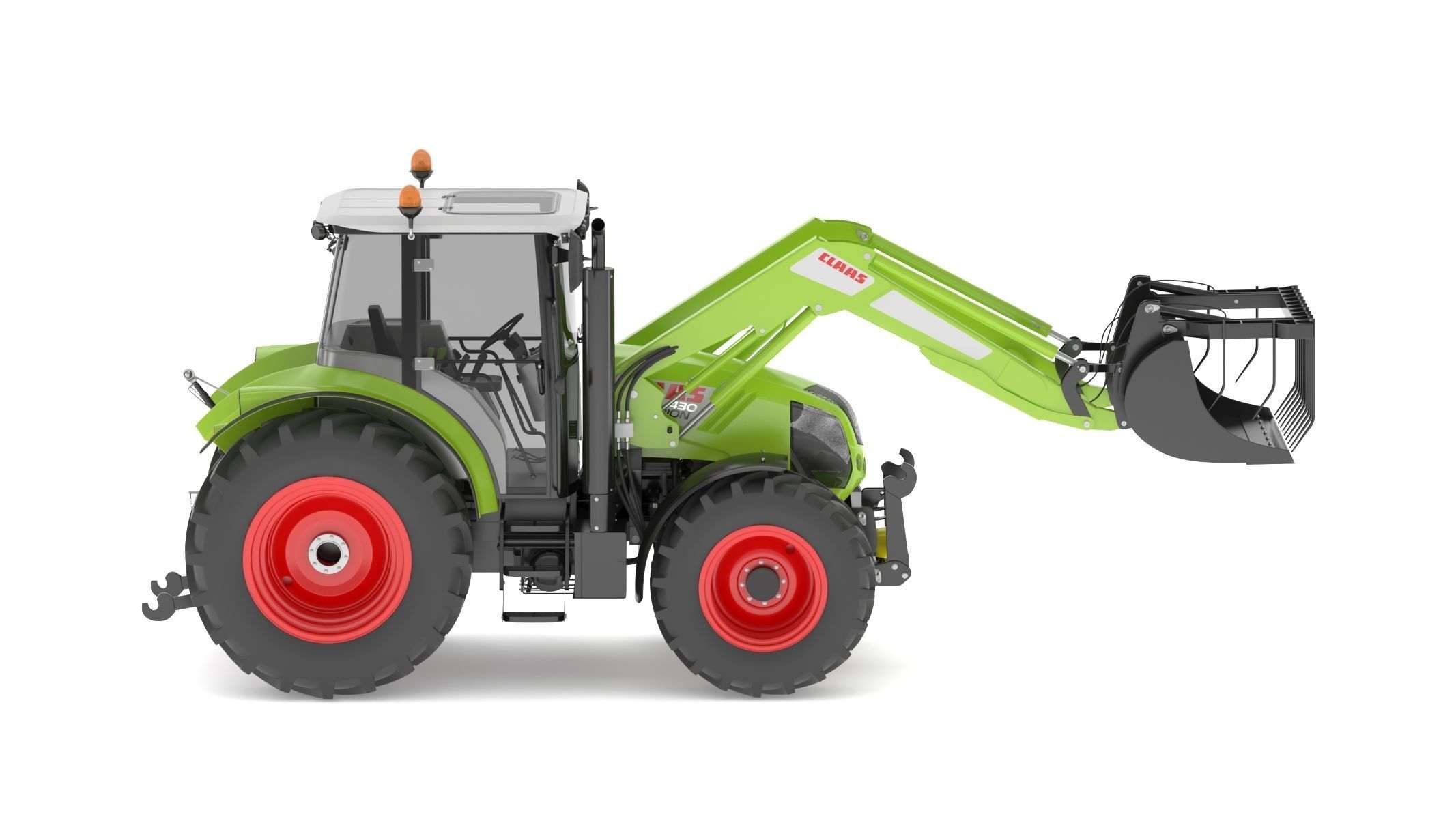 Claas Arion 400 Tractor Version 2010 3D model_4