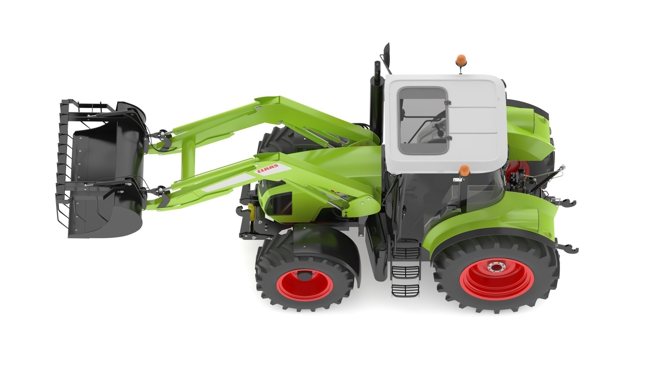 Claas Arion 400 Tractor Version 2010 3D model_8
