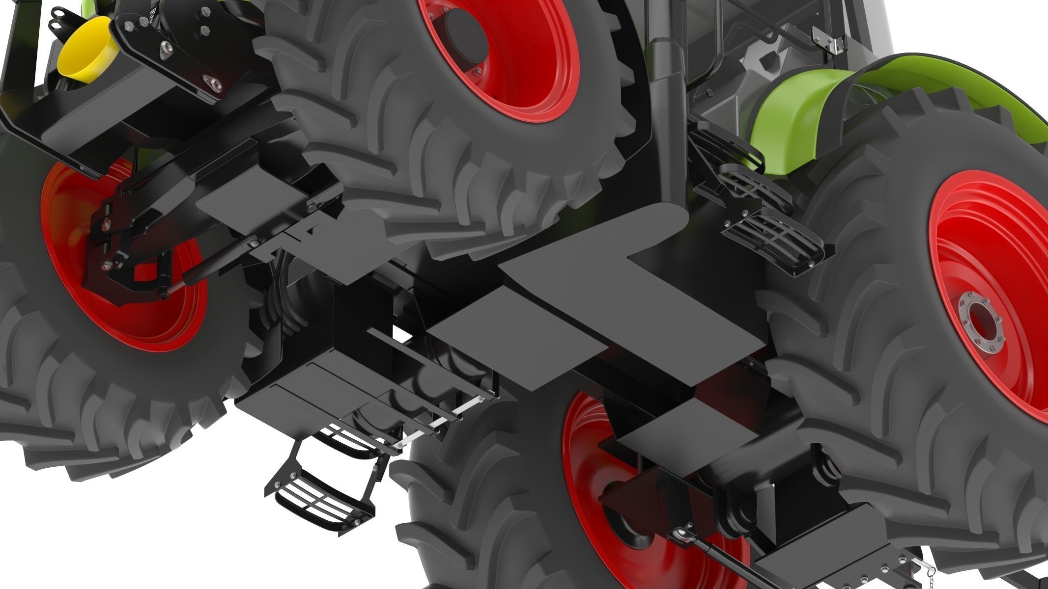 Claas Arion 400 Tractor Version 2010 3D model_19
