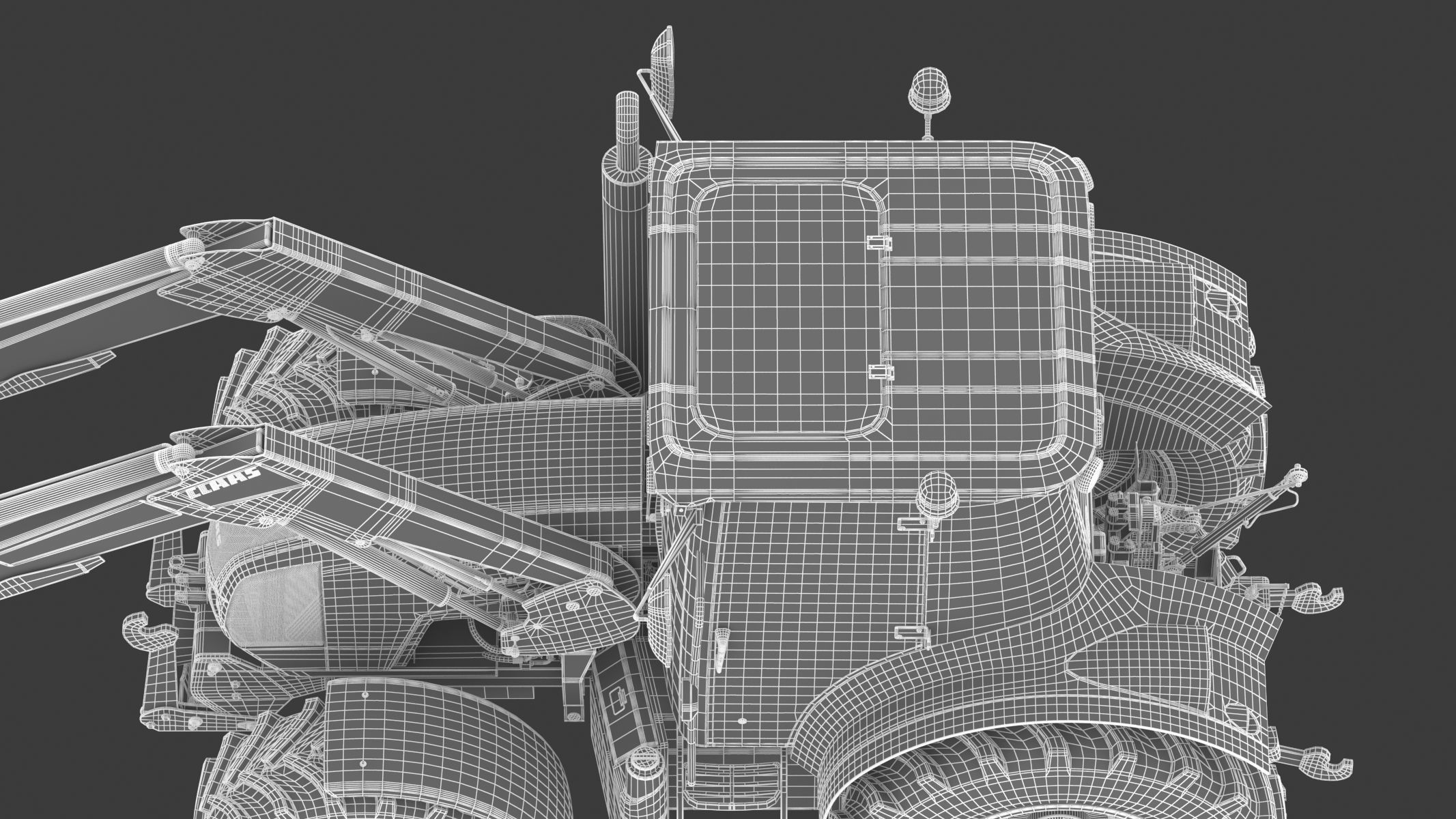 Claas Arion 400 Tractor Version 2010 3D model_40