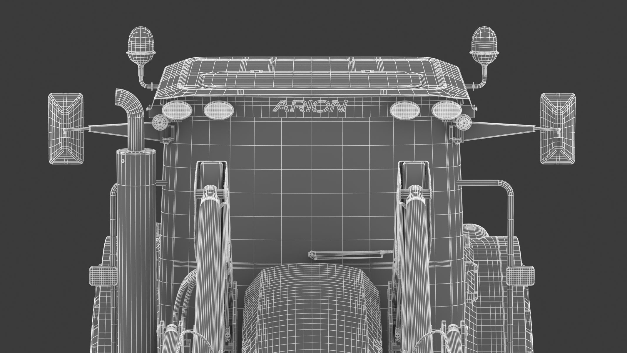 Claas Arion 400 Tractor Version 2010 3D model_34