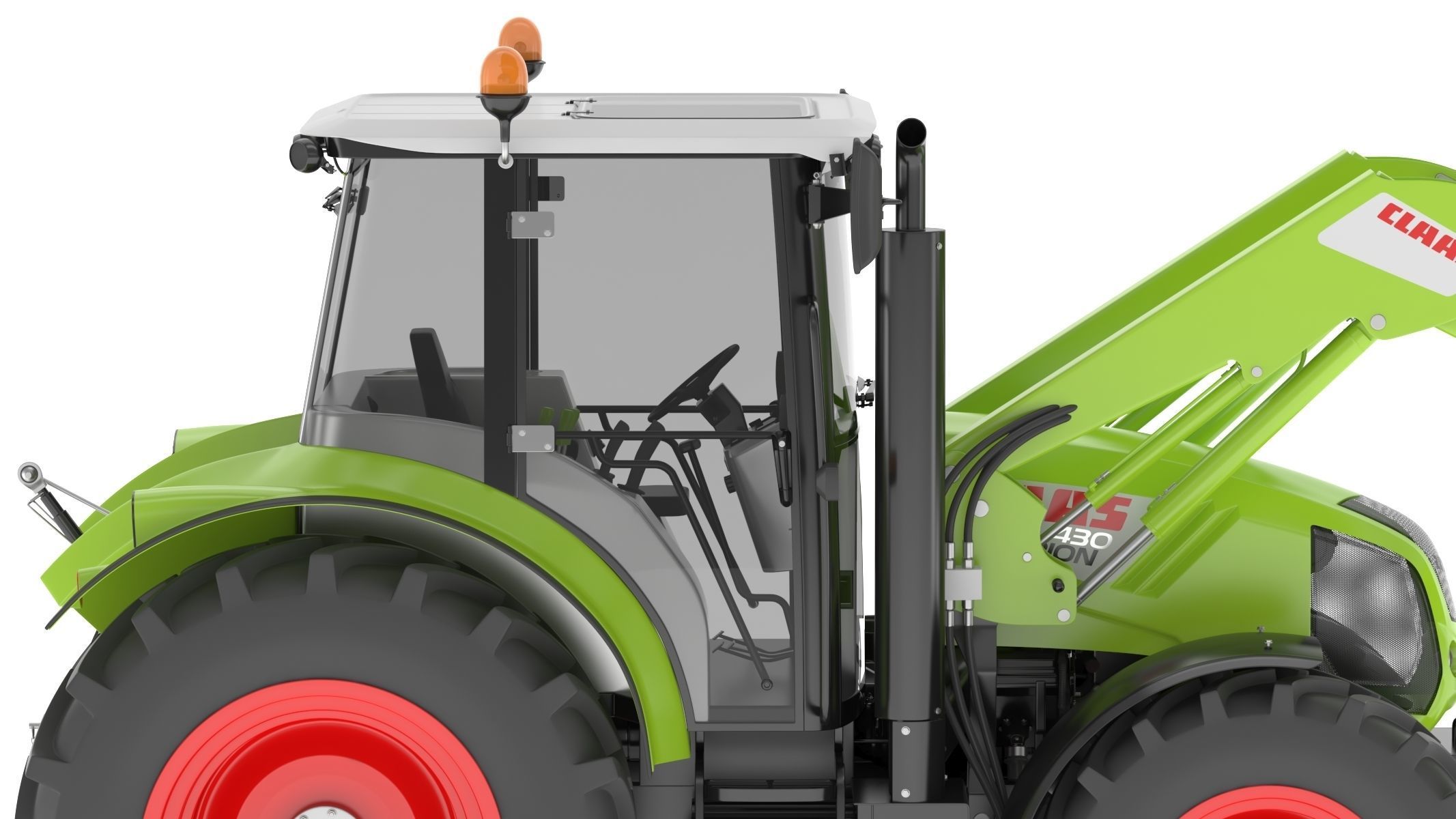 Claas Arion 400 Tractor Version 2010 3D model_14