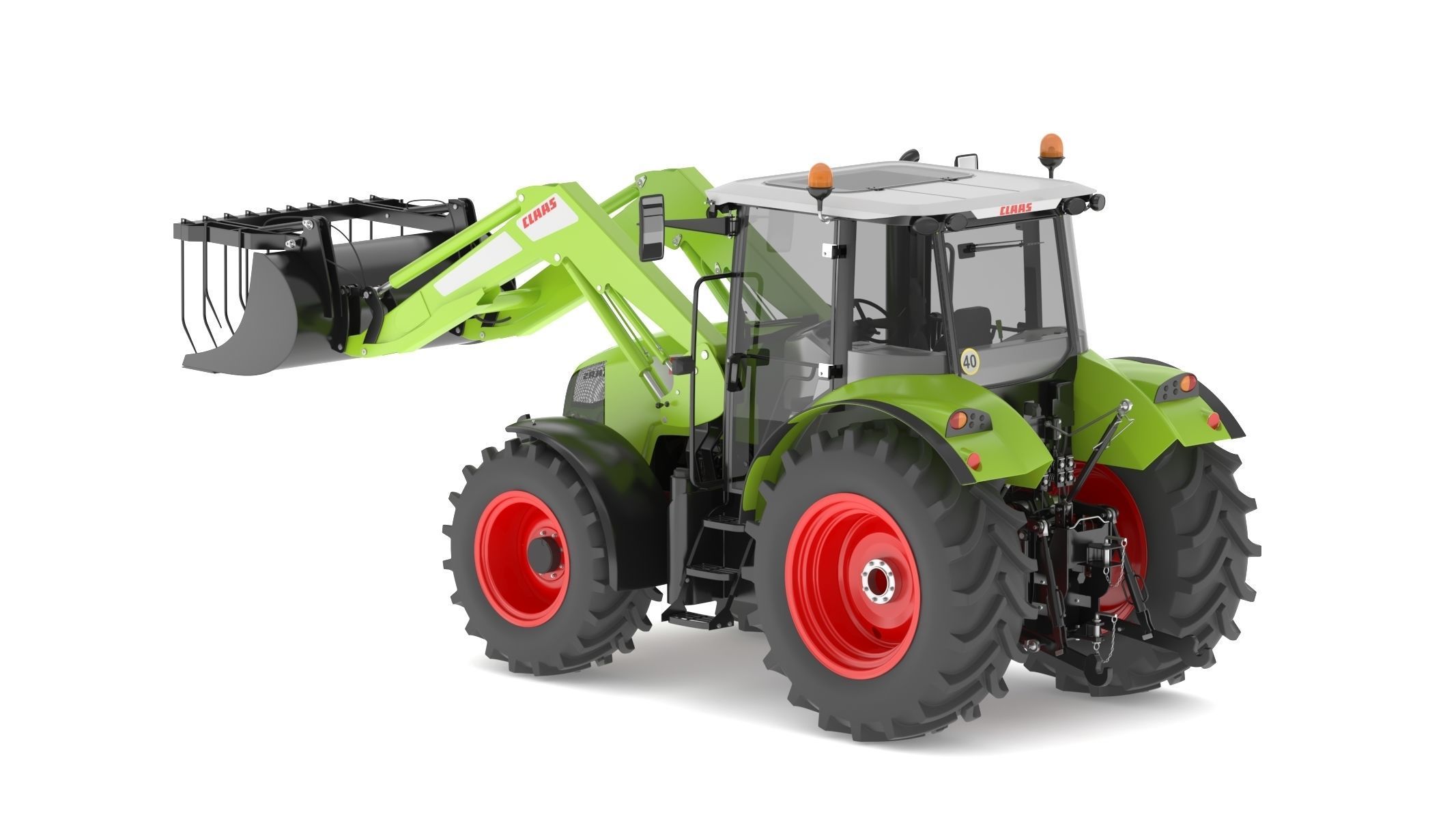 Claas Arion 400 Tractor Version 2010 3D model_7
