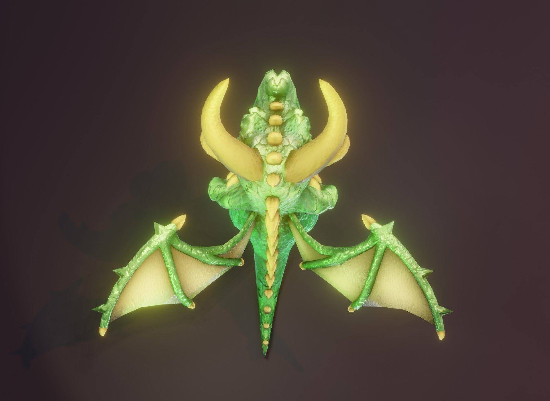 20 Stylized Dragons 3D Models Pack Low-poly 3D model_119