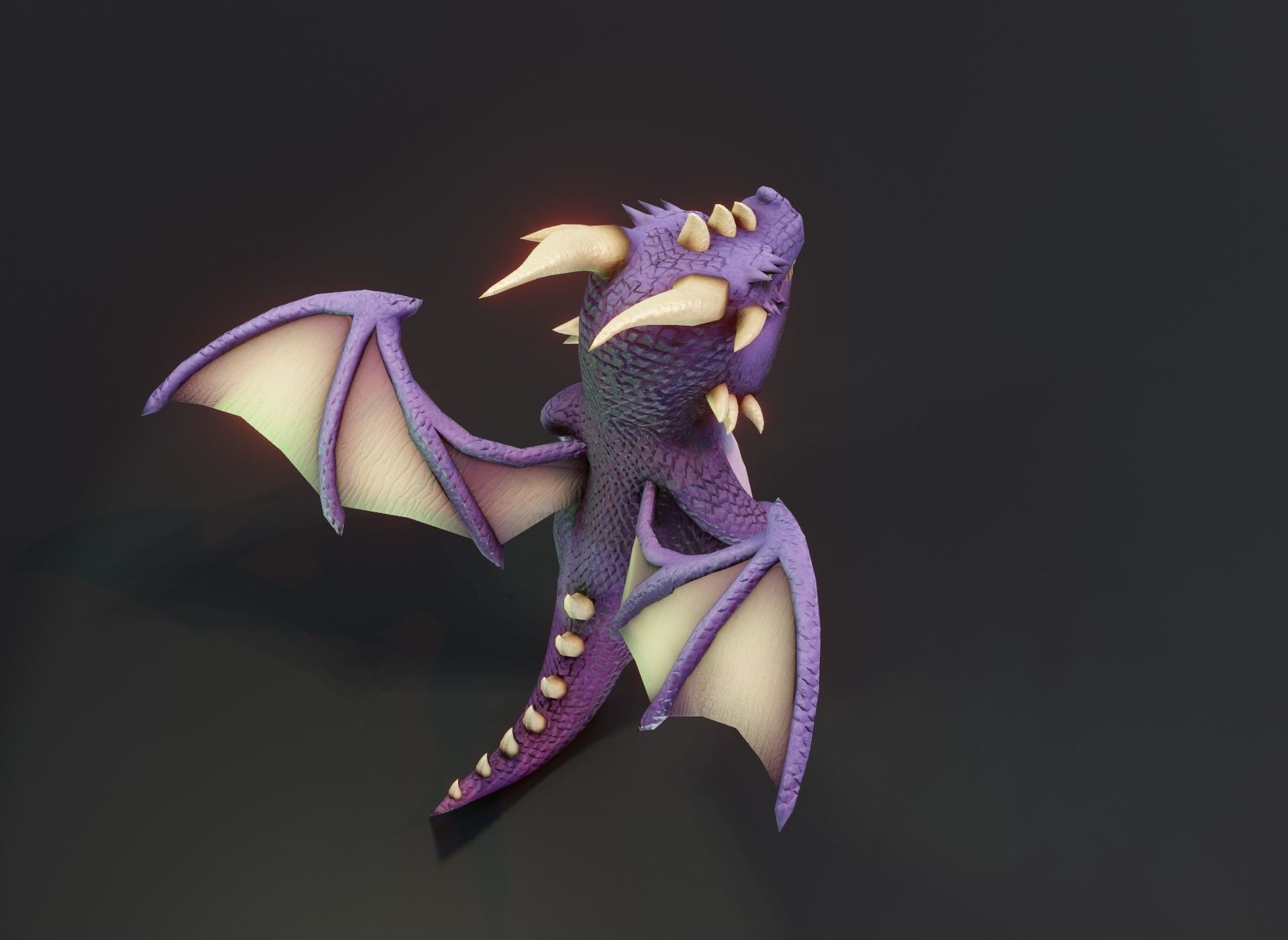 20 Stylized Dragons 3D Models Pack Low-poly 3D model_65