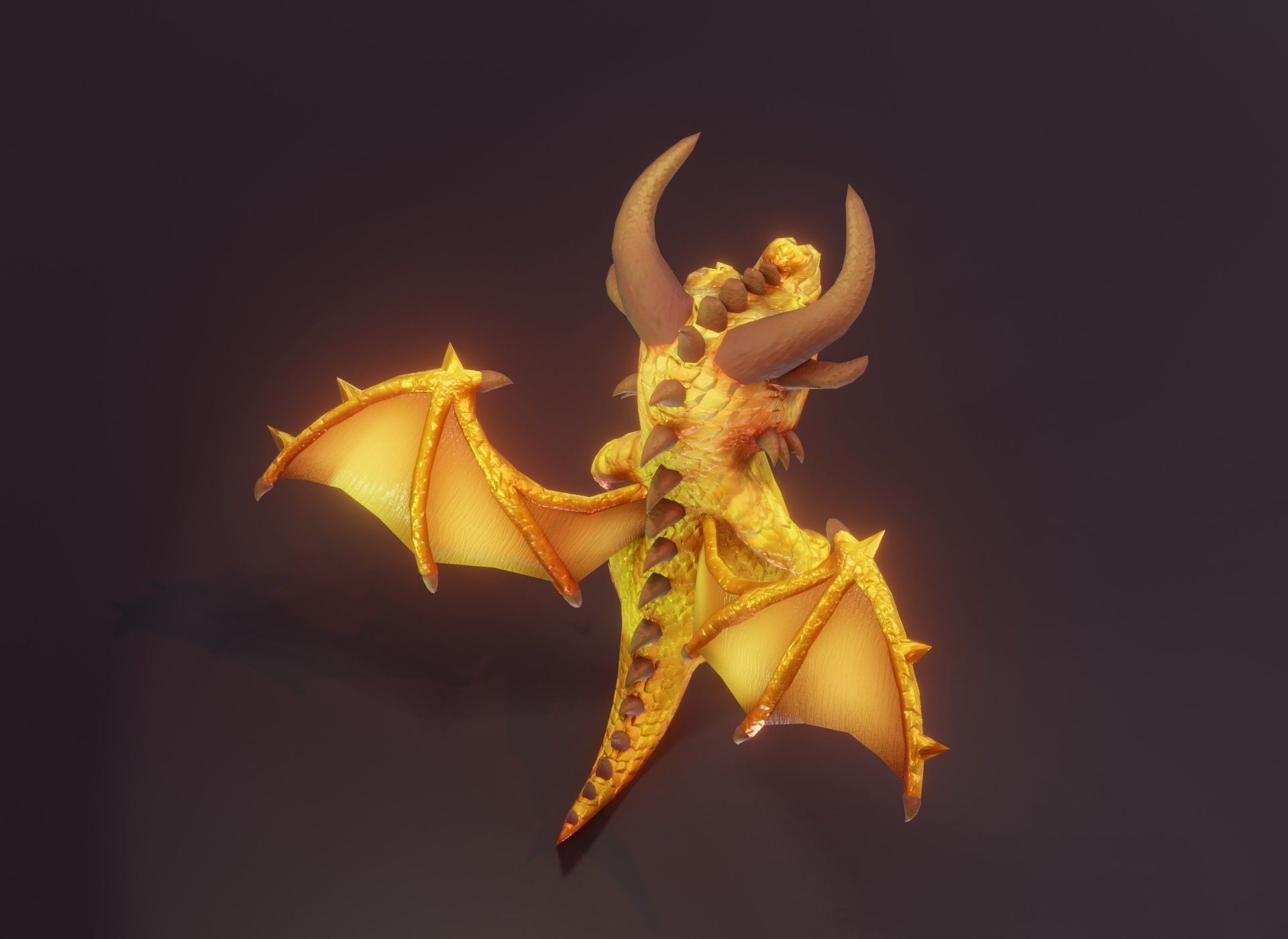 20 Stylized Dragons 3D Models Pack Low-poly 3D model_128