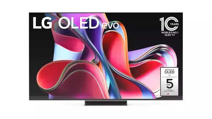 LG G3 83 Inch OLED Evo TV With Self Lit OLED Pixels
