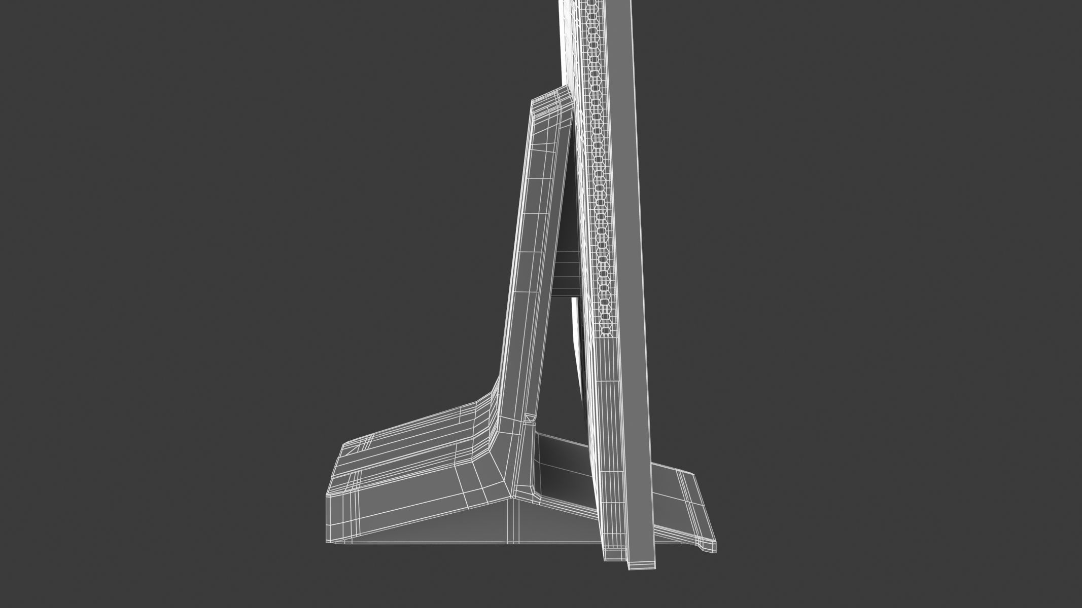 LG G3 83 Inch OLED Evo TV With Self Lit OLED Pixels 3D model_32