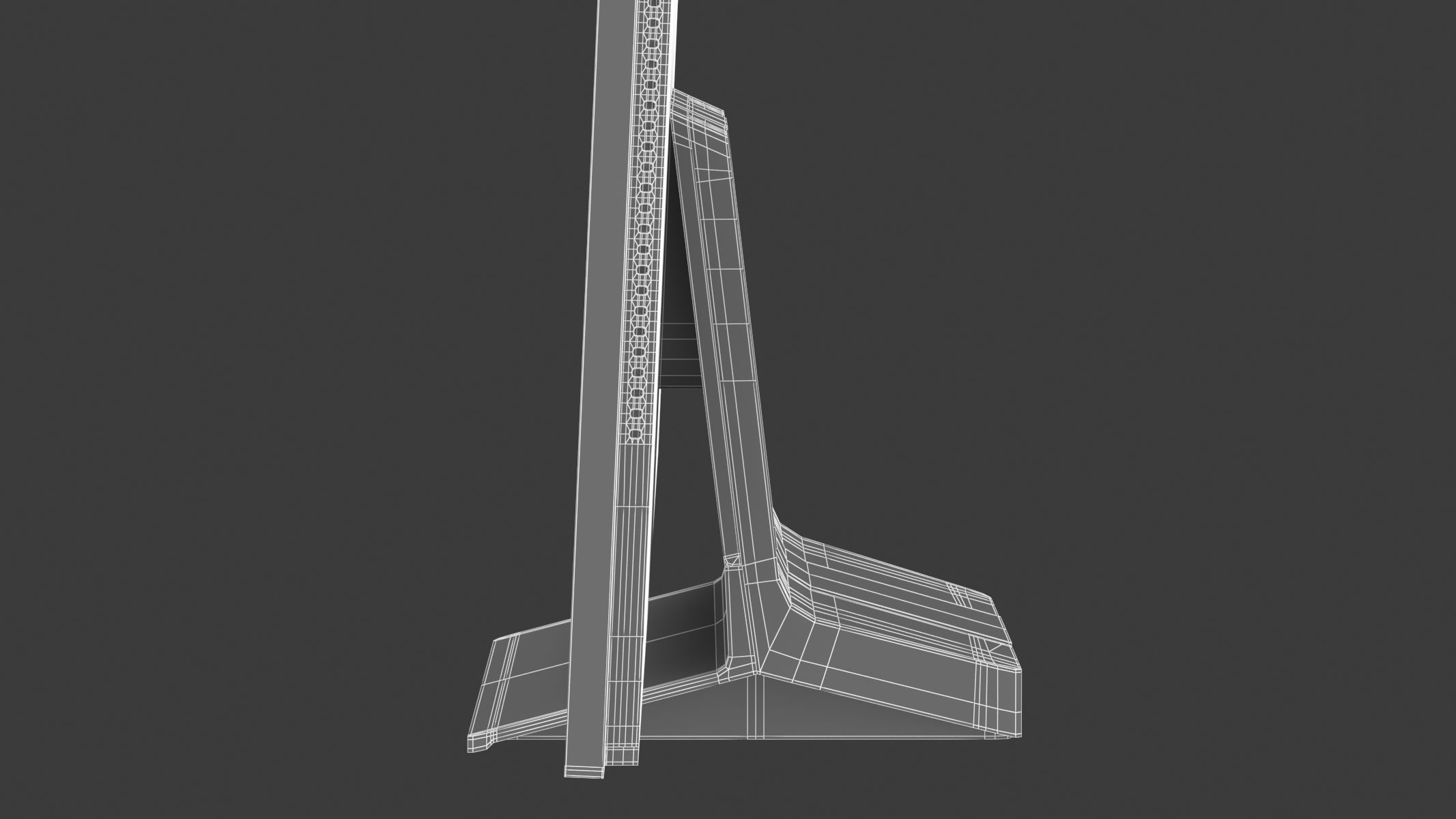 LG G3 83 Inch OLED Evo TV With Self Lit OLED Pixels 3D model_36