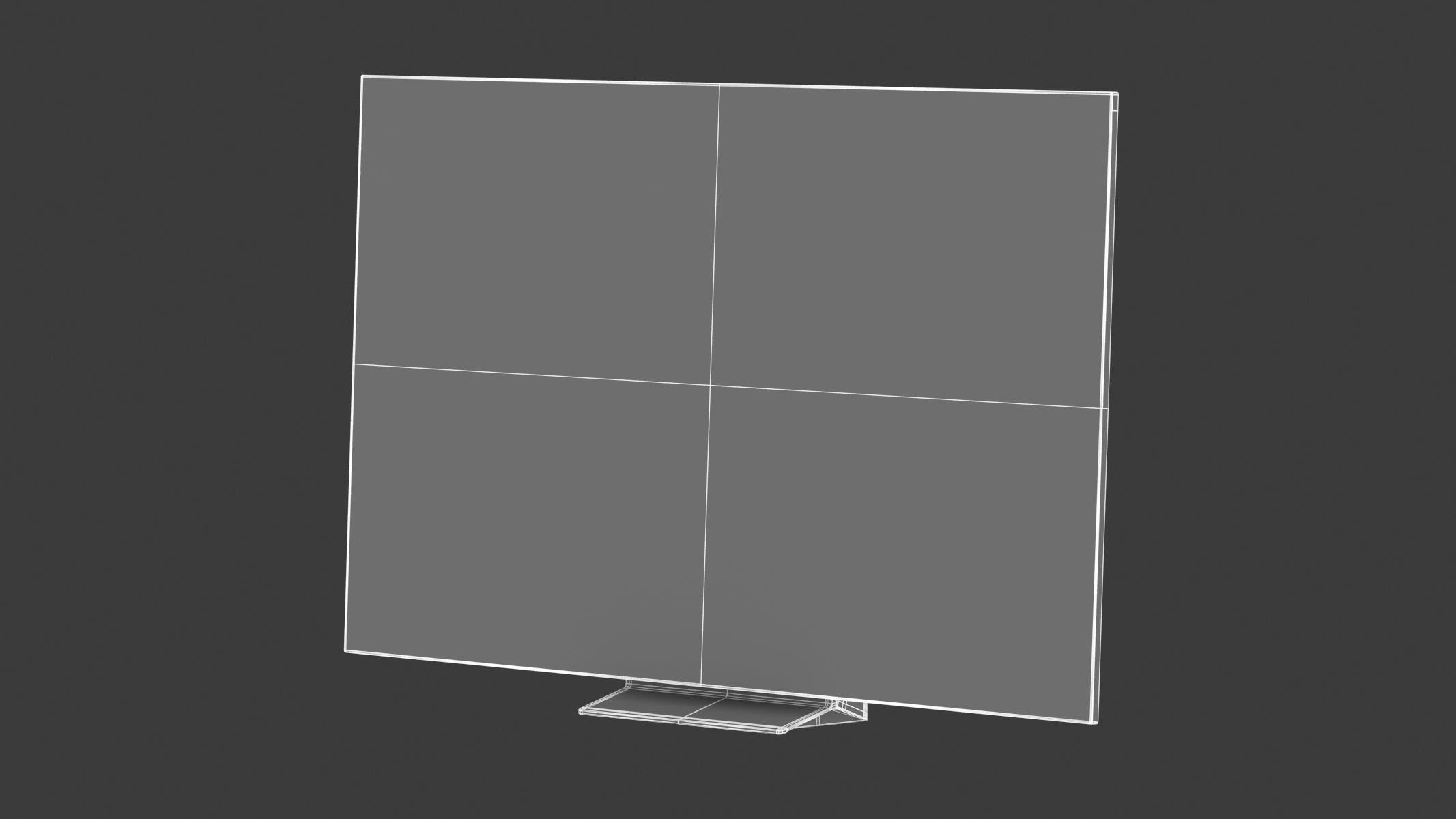 LG G3 83 Inch OLED Evo TV With Self Lit OLED Pixels 3D model_27