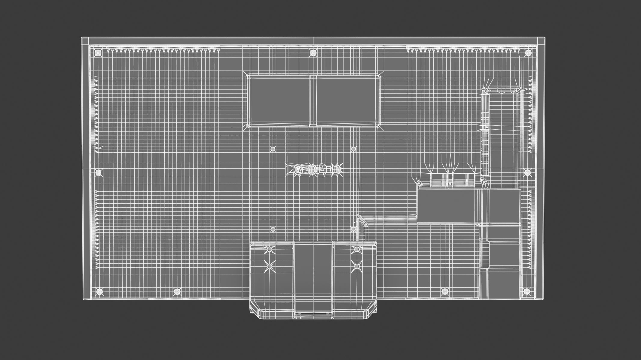 LG G3 83 Inch OLED Evo TV With Self Lit OLED Pixels 3D model_24