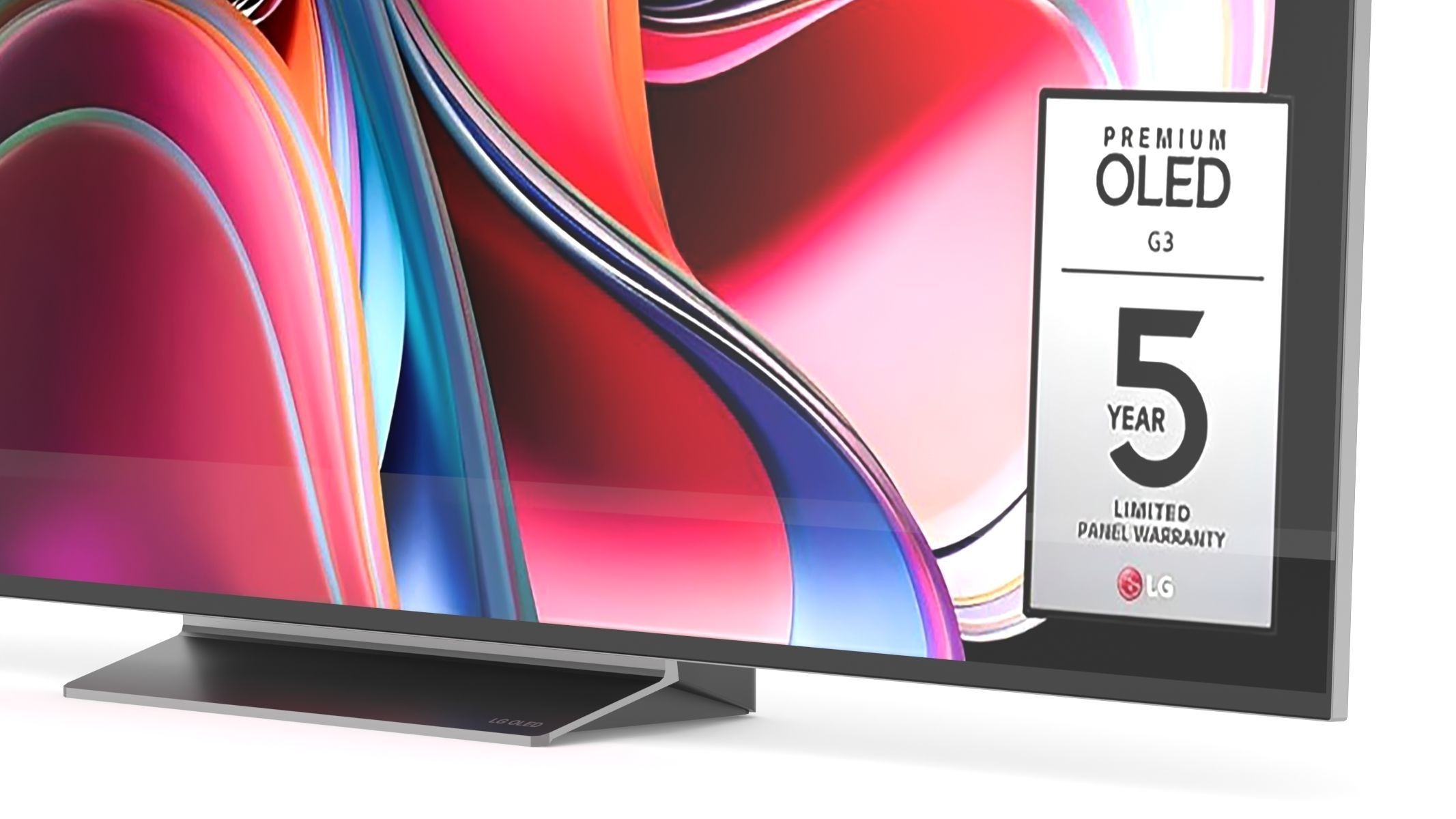 LG G3 83 Inch OLED Evo TV With Self Lit OLED Pixels 3D model_17