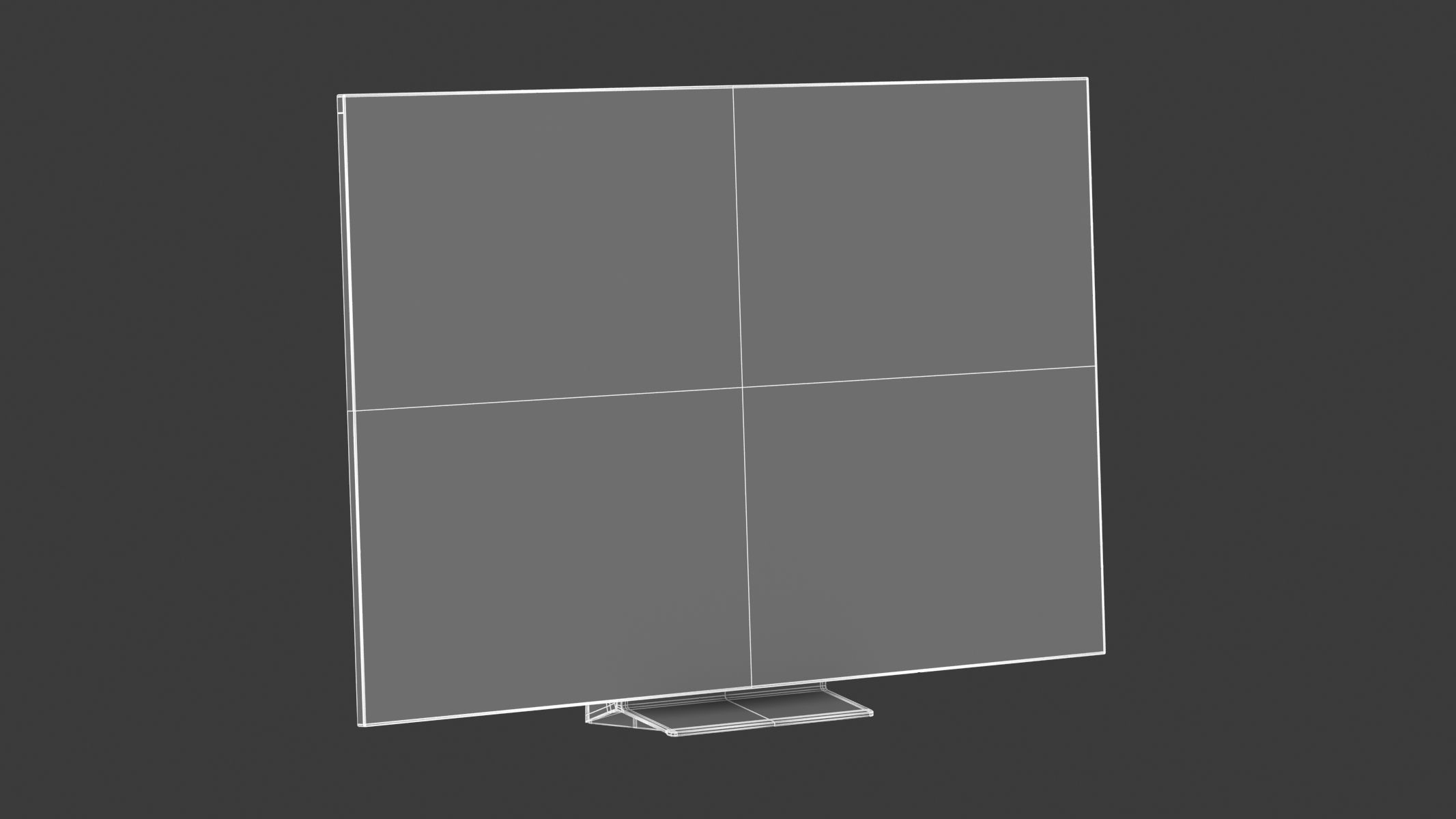 LG G3 83 Inch OLED Evo TV With Self Lit OLED Pixels 3D model_21