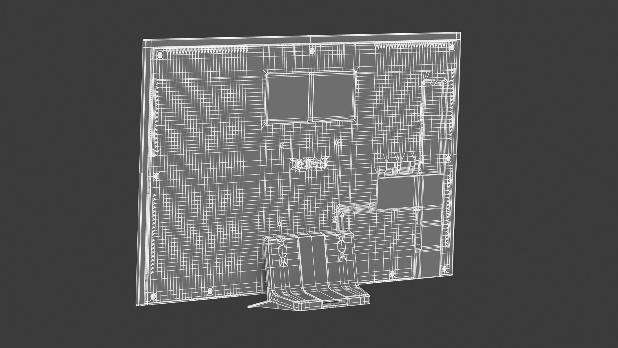 LG G3 83 Inch OLED Evo TV With Self Lit OLED Pixels 3D model_25