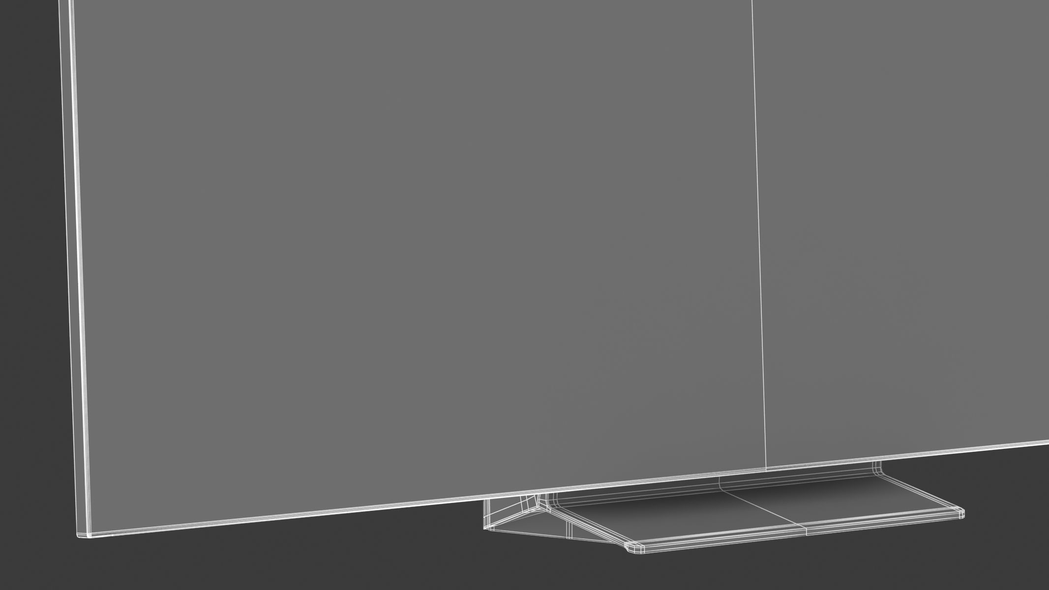 LG G3 83 Inch OLED Evo TV With Self Lit OLED Pixels 3D model_31