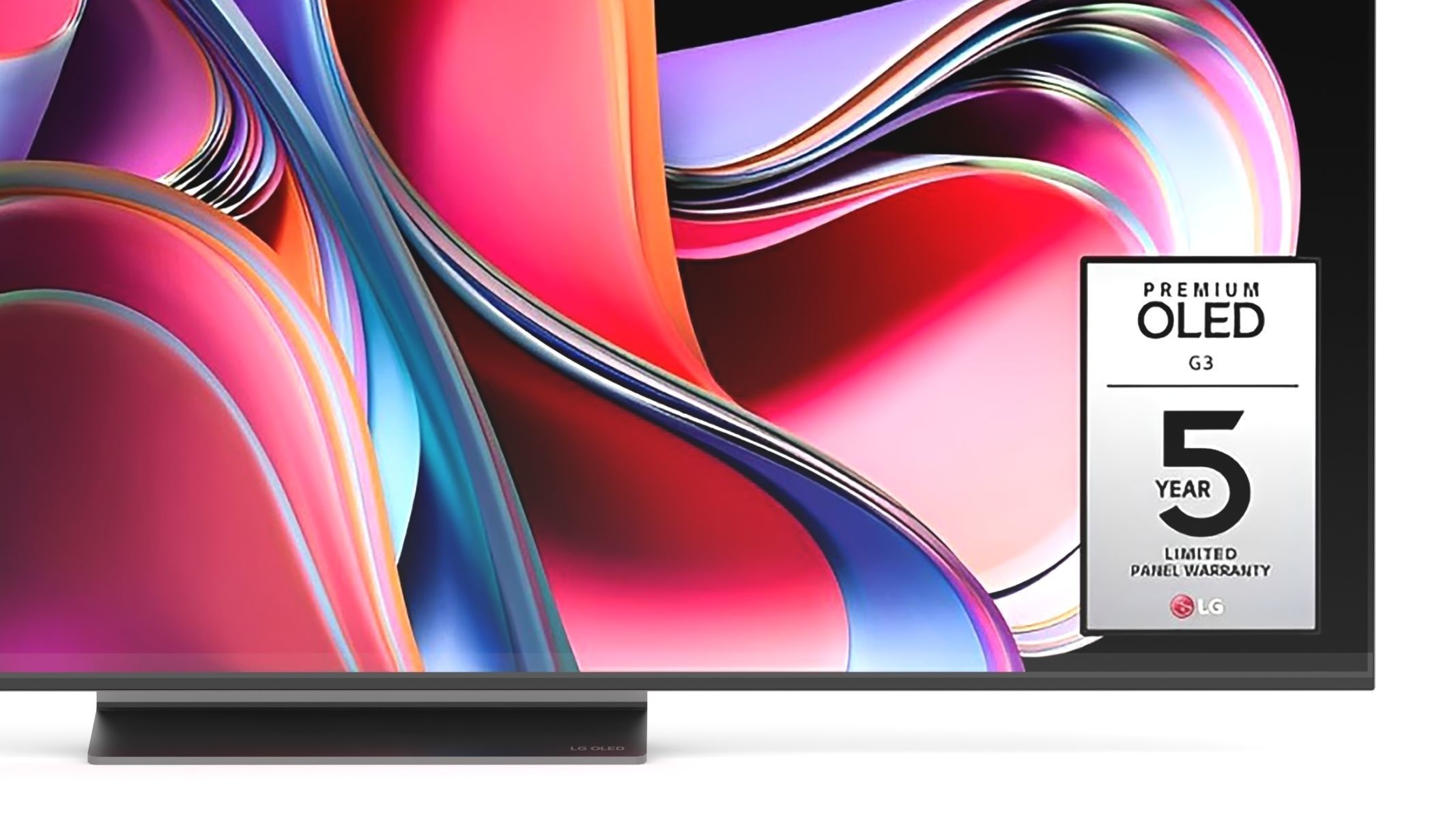 LG G3 83 Inch OLED Evo TV With Self Lit OLED Pixels 3D model_10