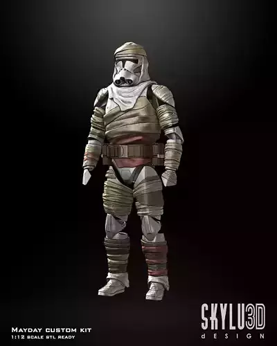 Mayday One12 Scale Figure Custom Kit 3D print STL Files