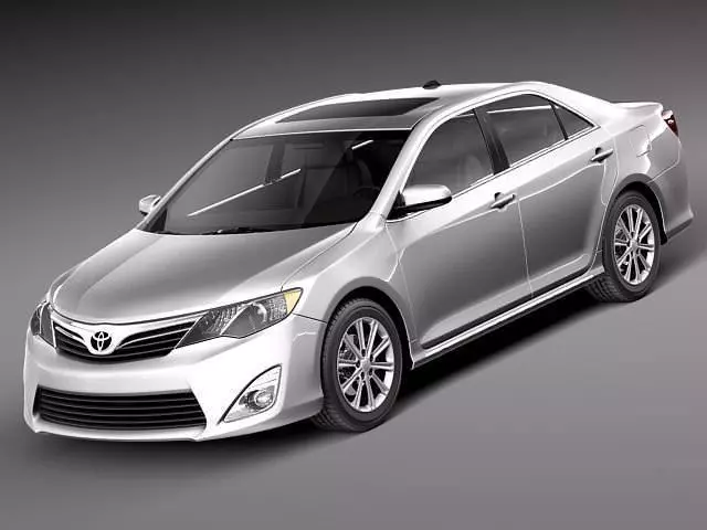 Toyota Camry LE 2012 USA 3D model_0