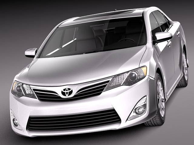 Toyota Camry LE 2012 USA 3D model_1