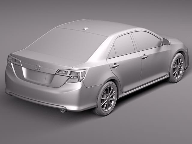 Toyota Camry LE 2012 USA 3D model_8