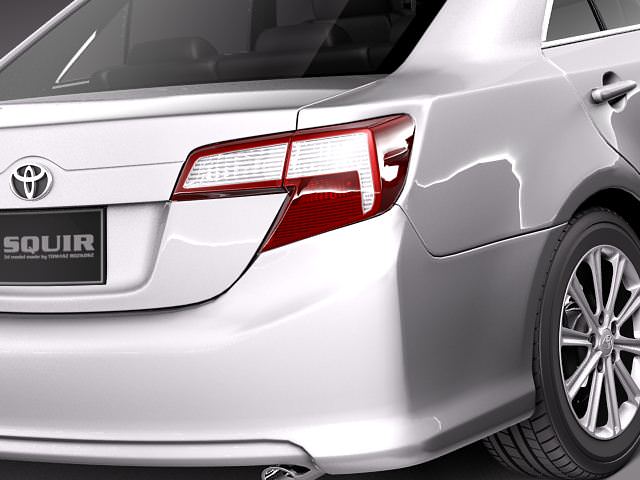 Toyota Camry LE 2012 USA 3D model_3