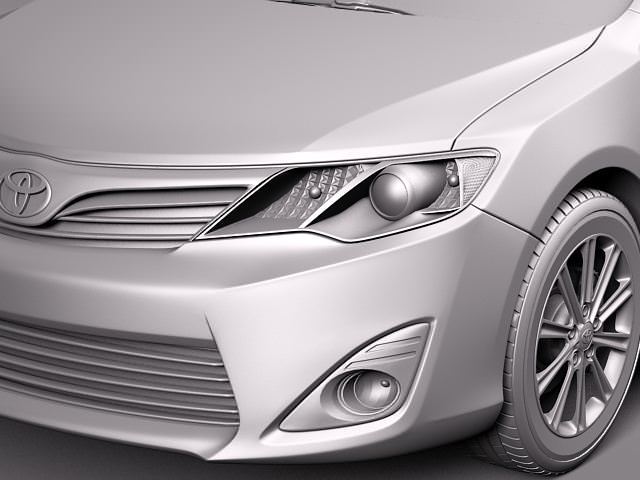 Toyota Camry LE 2012 USA 3D model_10