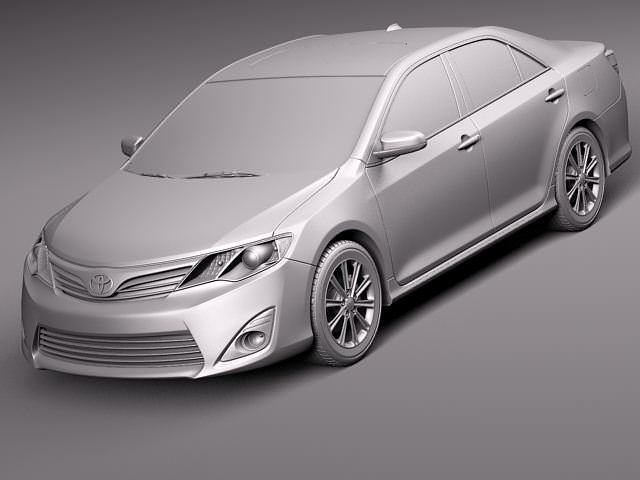 Toyota Camry LE 2012 USA 3D model_11
