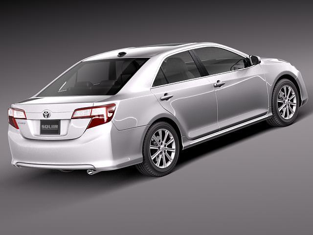 Toyota Camry LE 2012 USA 3D Model .max .obj .3ds .fbx .c4d ...