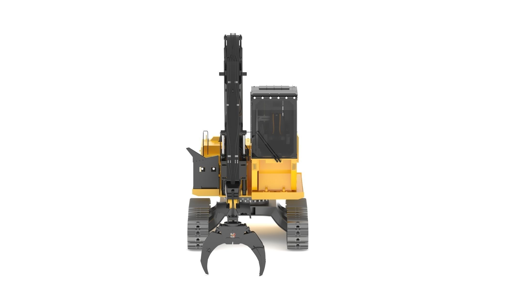 CAT FM568 General Forest And Log Loader Machine 3D model_2