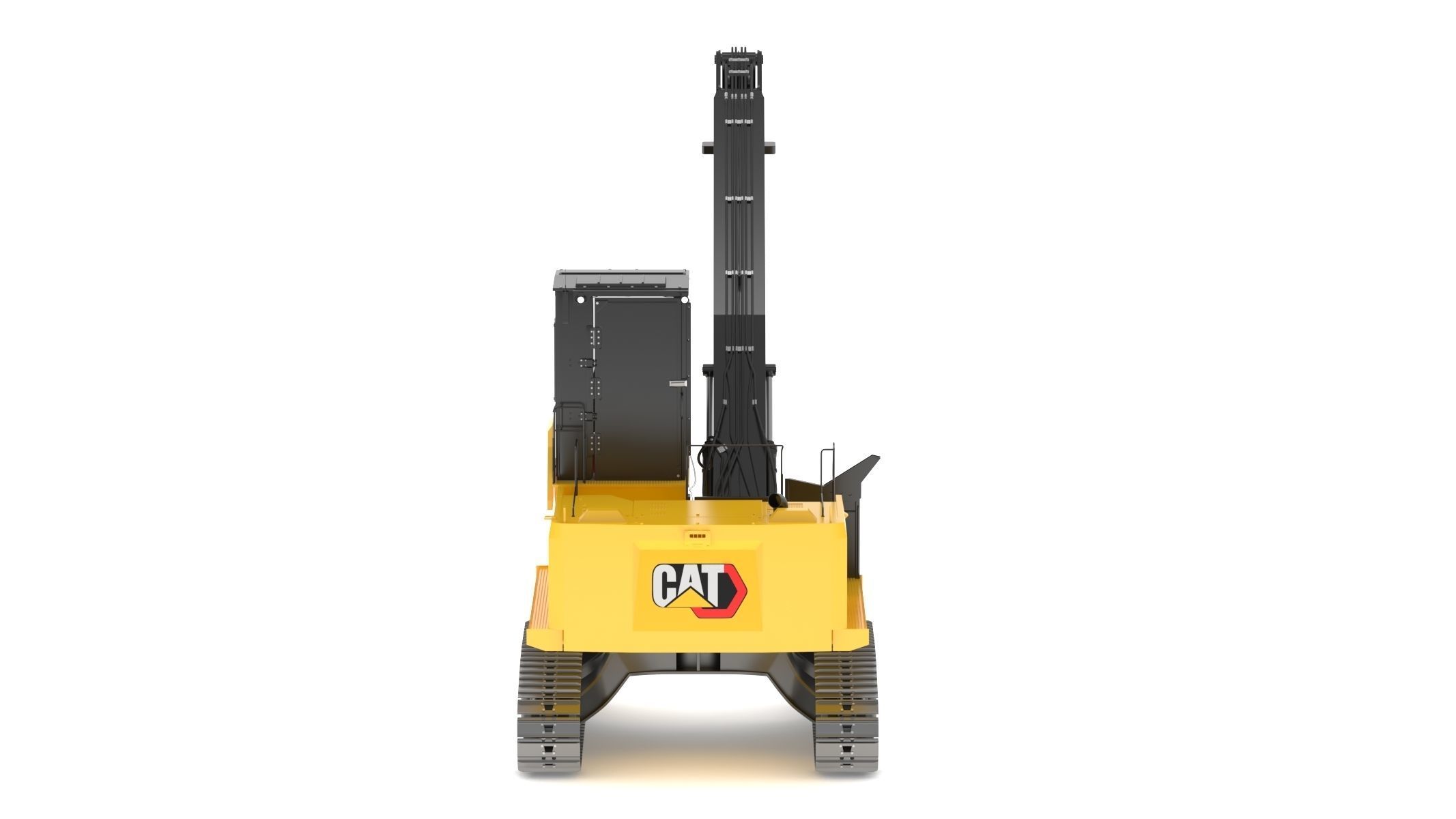 CAT FM568 General Forest And Log Loader Machine 3D model_6