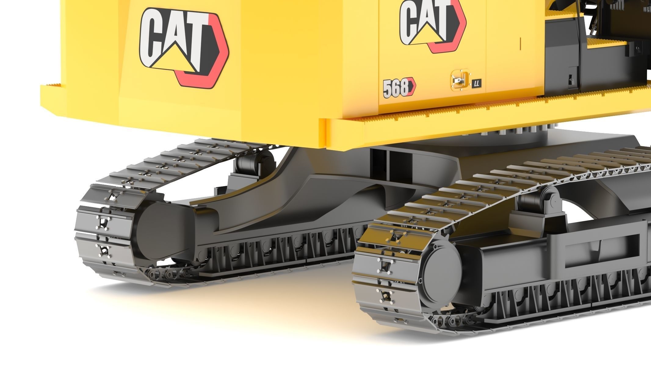 CAT FM568 General Forest And Log Loader Machine 3D model_15