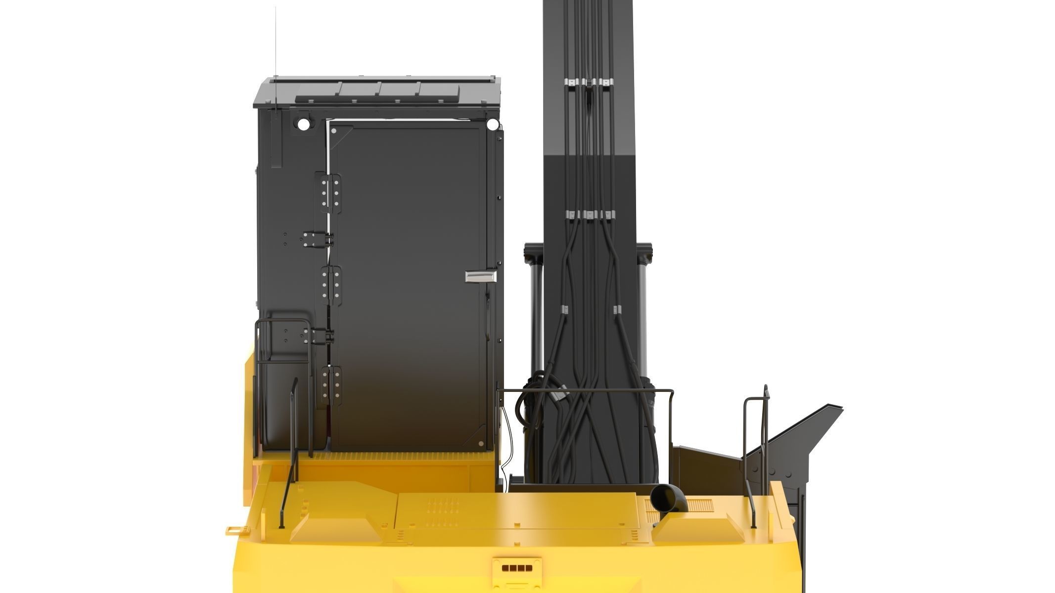 CAT FM568 General Forest And Log Loader Machine 3D model_16