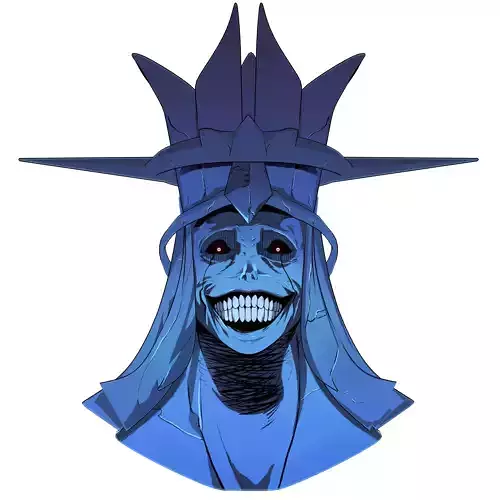 3D Smiling Statue from Solo Leveling 3D model