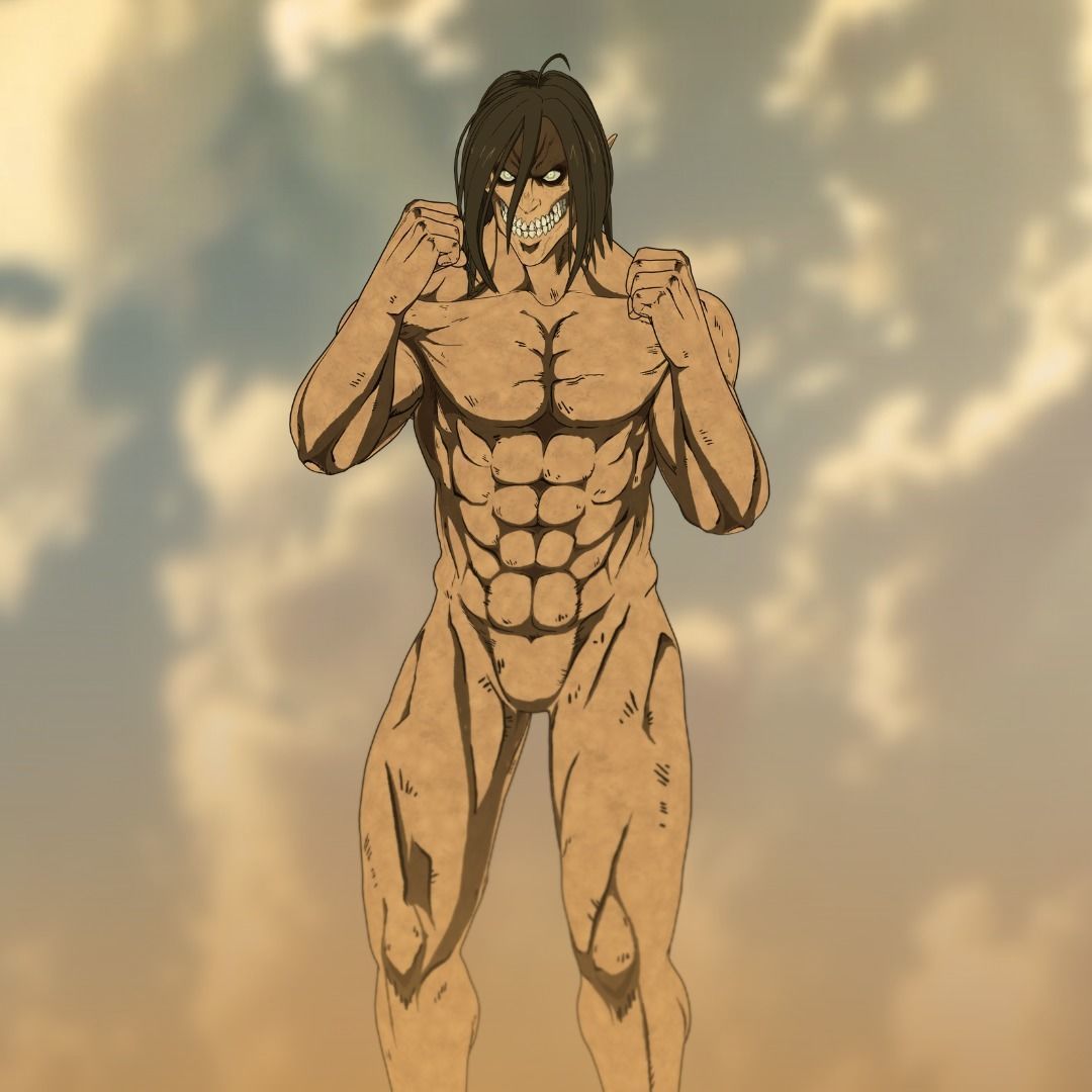 3D Attack titan 3D model_2