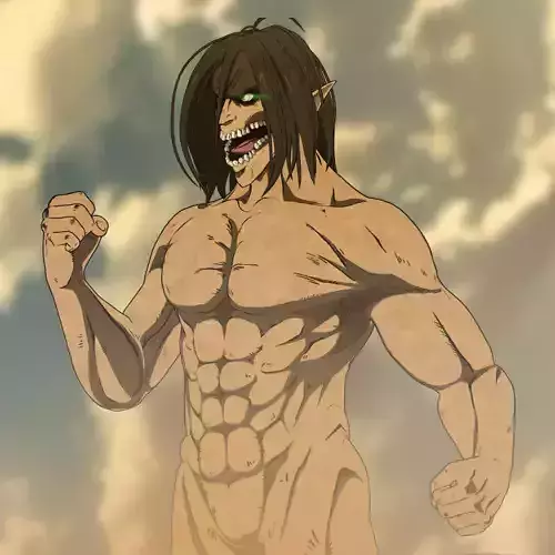 3D Attack titan 3D model