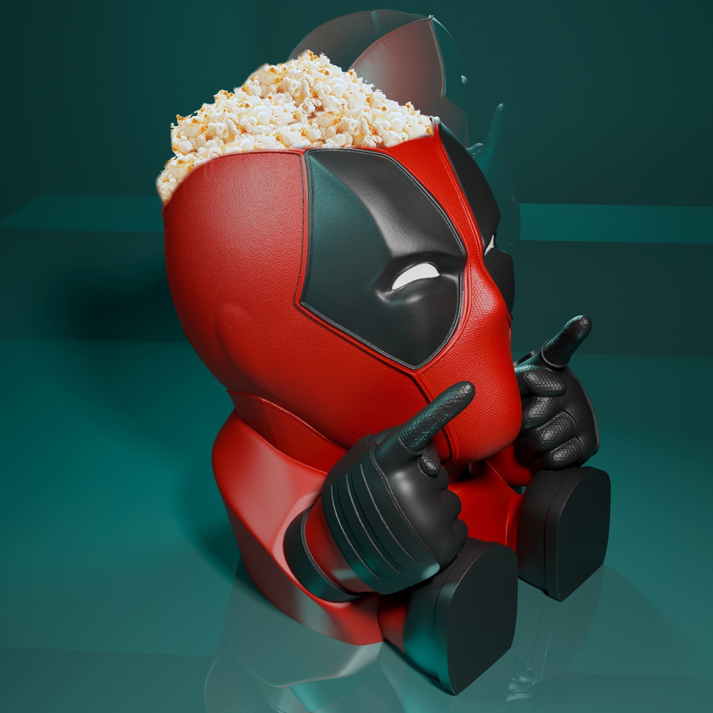 POPCORN DEADPOOL CRISPETERO 3D print model_9