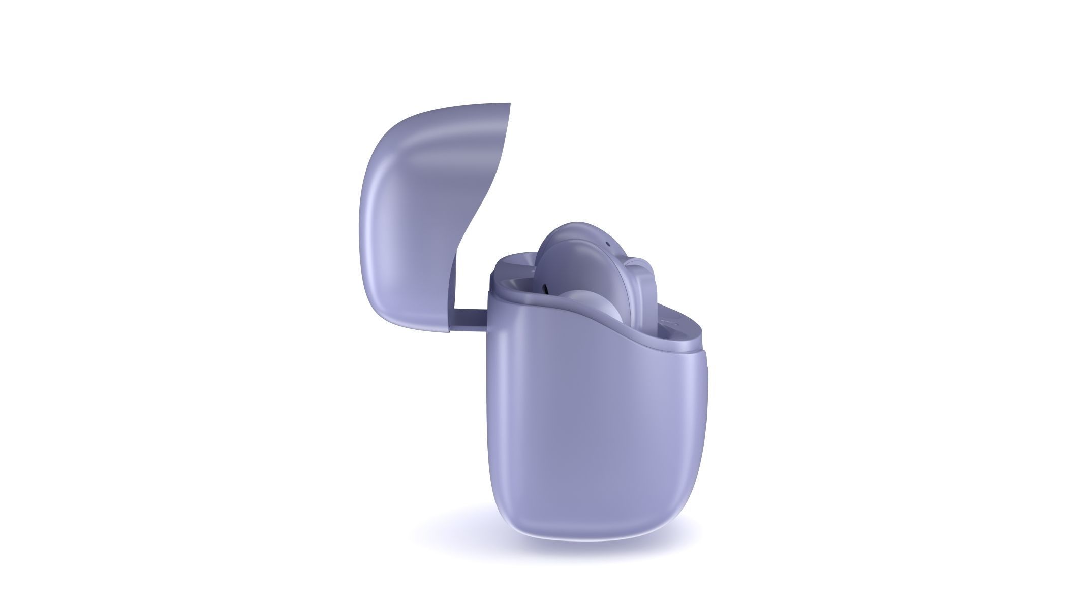JBL Tune Beam Purple 3D model_2