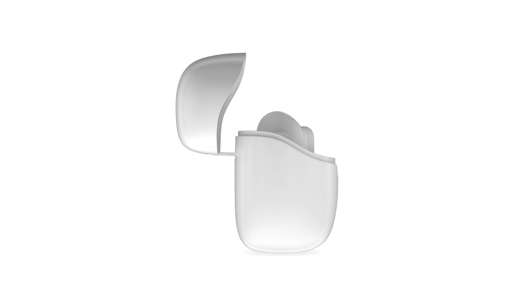 JBL Tune Beam White 3D model_2