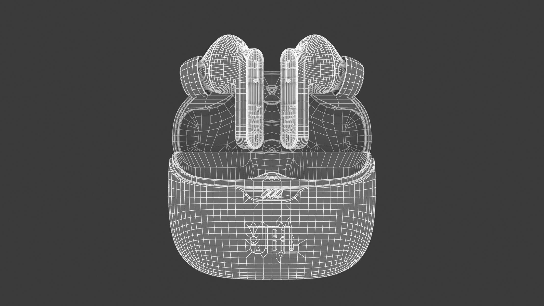 JBL Tune Beam White 3D model_35