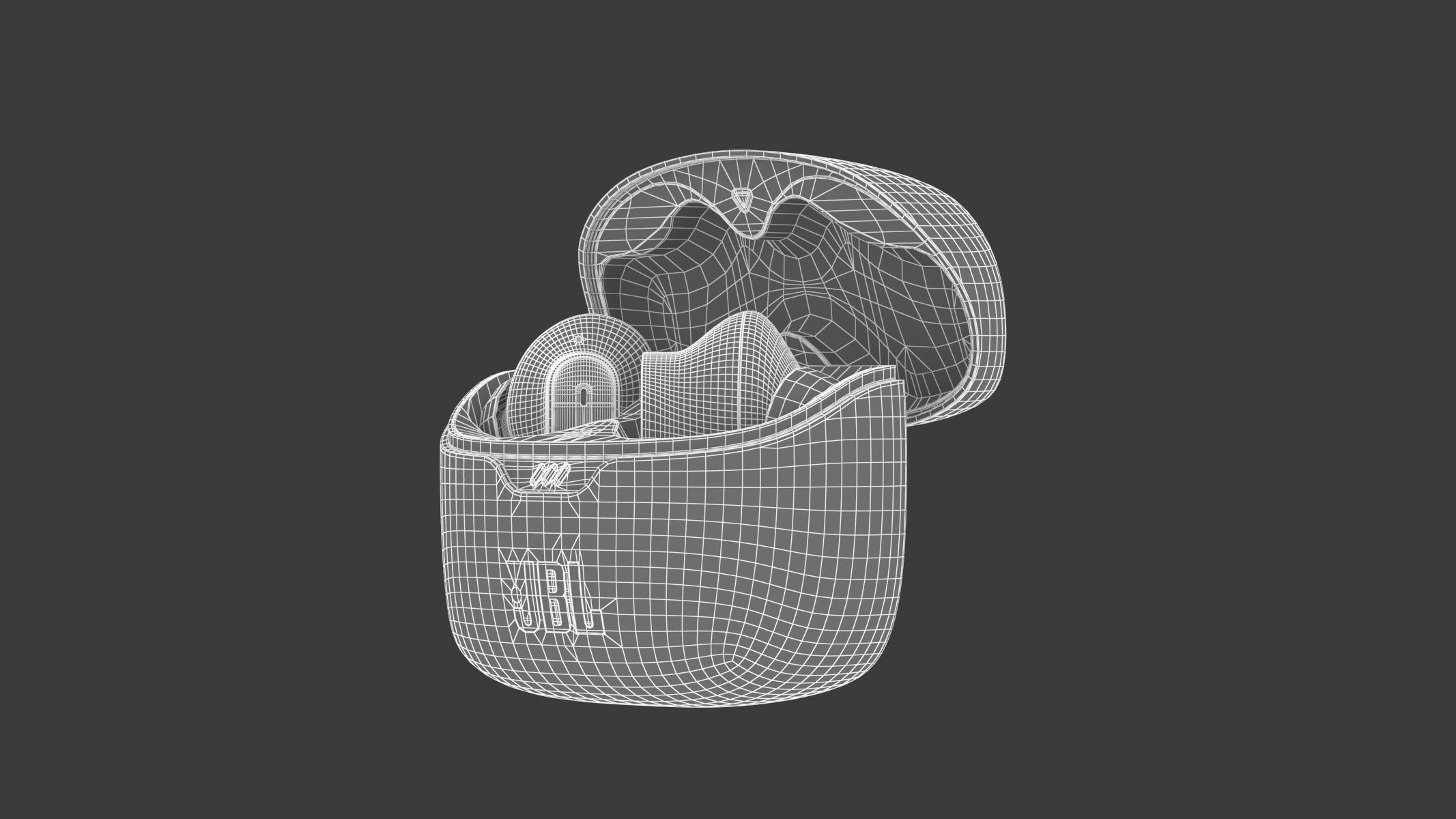 JBL Tune Beam White 3D model_27