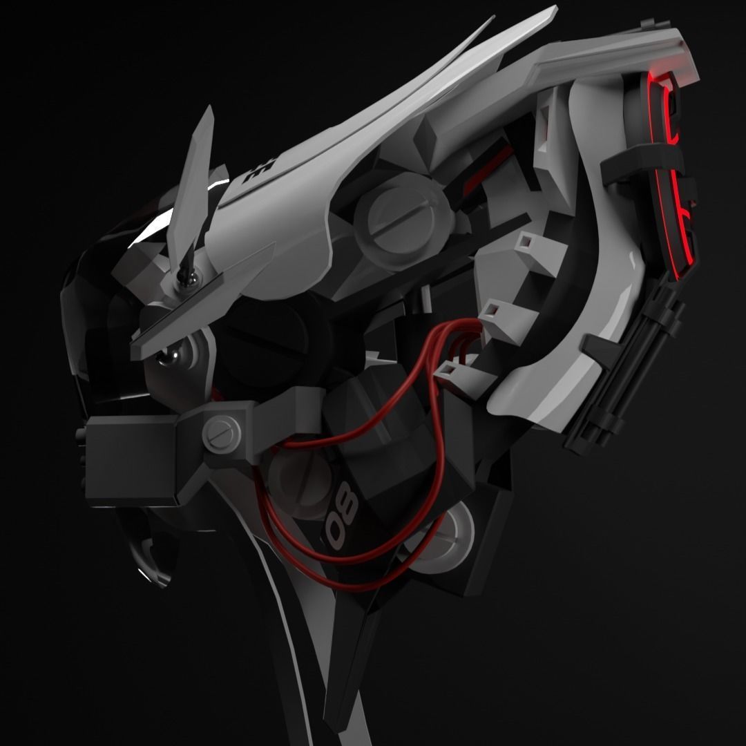 Robo Mini Low-poly 3D model_1